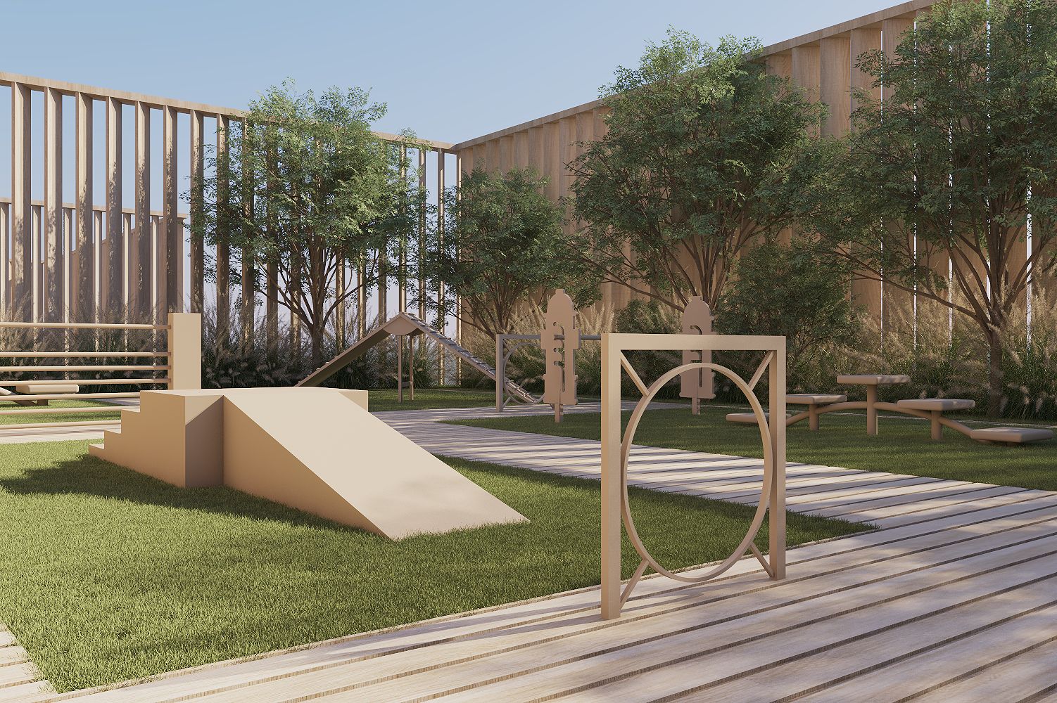 JAD 288 dedicated pet park for resident dogs and outdoor recreation
