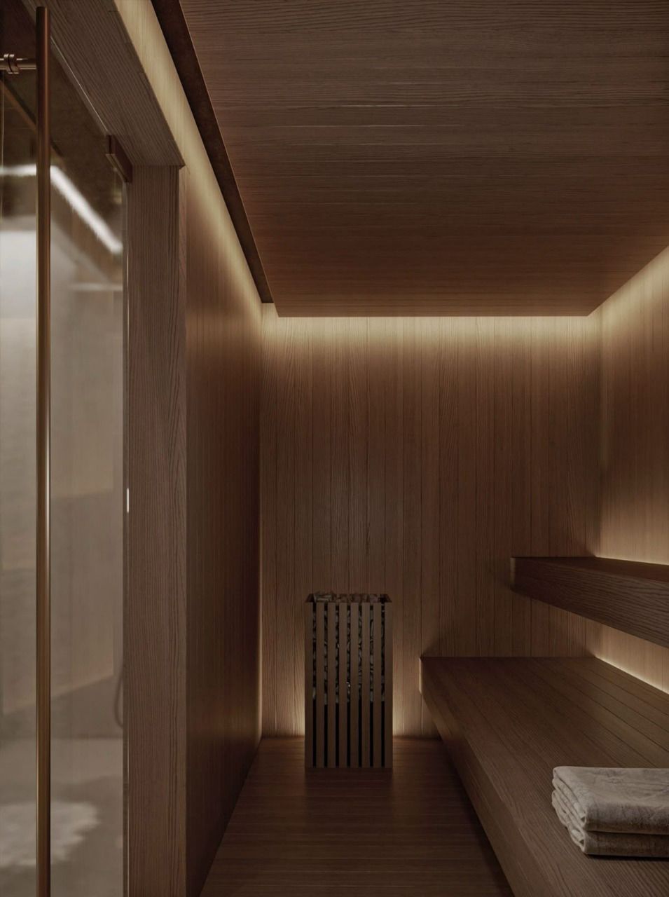 JAD 288 private sauna and wellness retreat with refined timber finishes